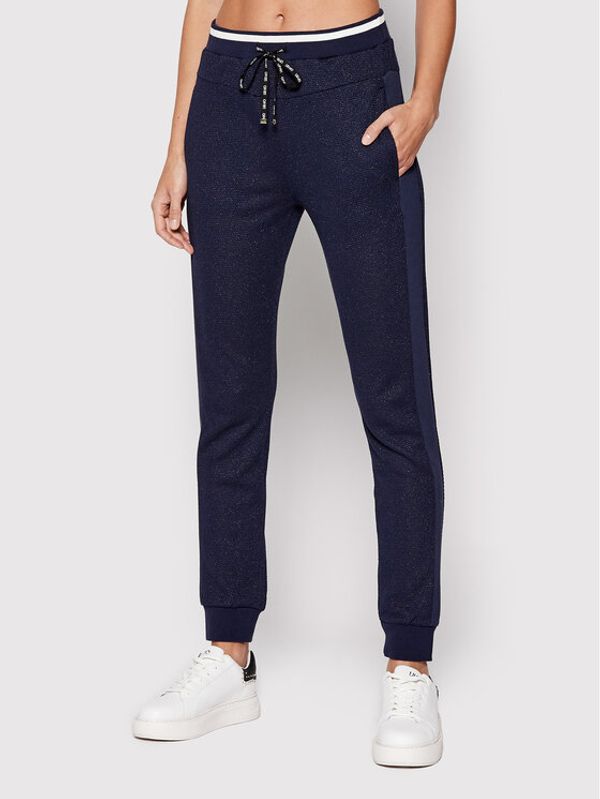 Liu Jo Sport Liu Jo Sport Плетени панталони TA2072 J6371 Тъмносин Regular Fit