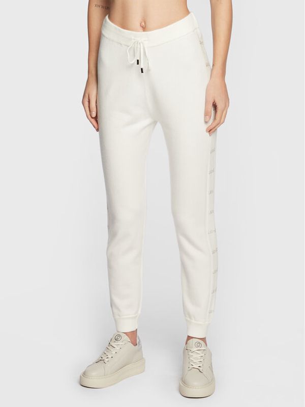 Liu Jo Sport Liu Jo Sport Плетени панталони TF2106 MA63M Екрю Regular Fit