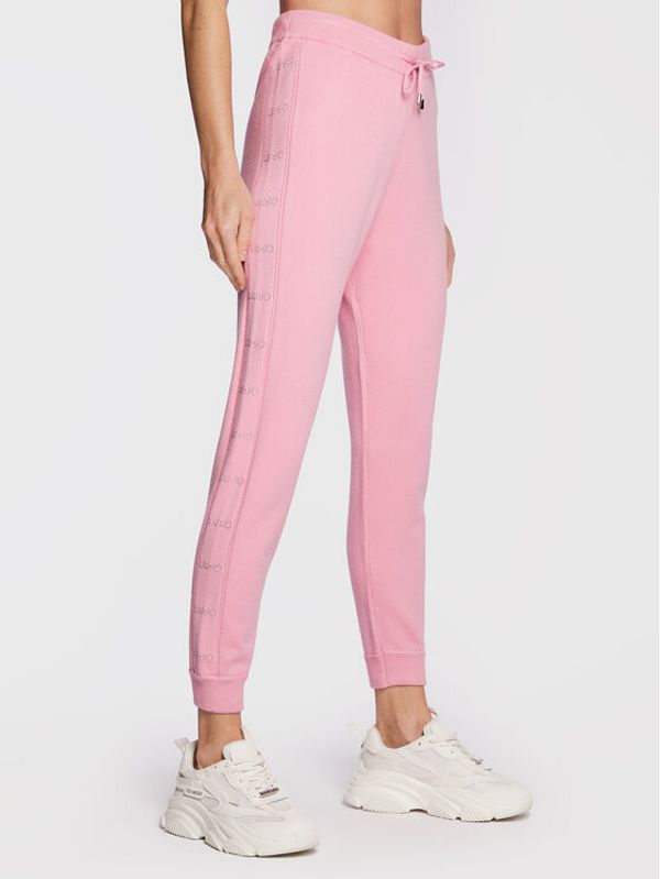 Liu Jo Sport Liu Jo Sport Плетени панталони TF2106 MA63M Розов Regular Fit
