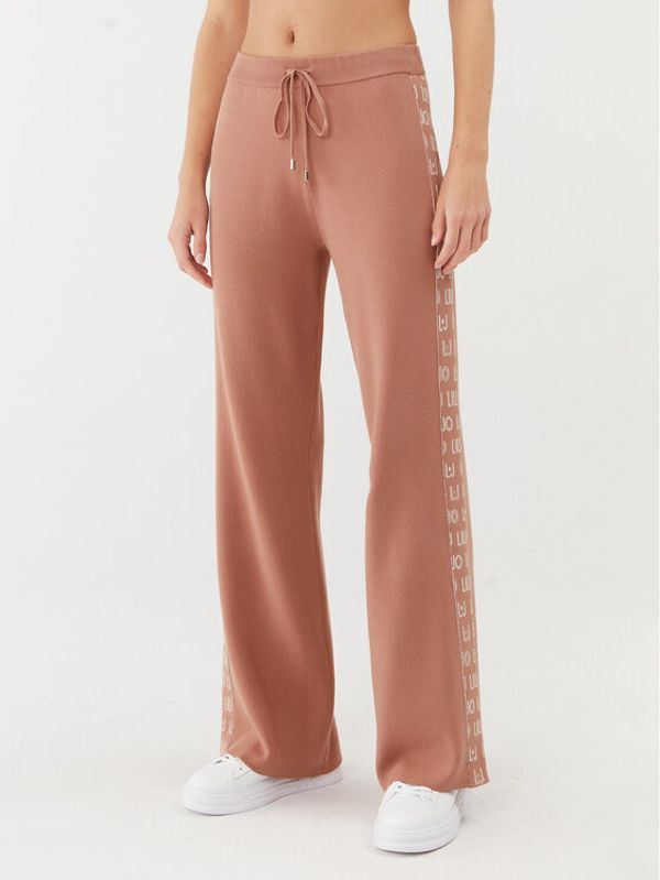 Liu Jo Sport Liu Jo Sport Плетени панталони TF3212 MA63L Бежов Regular Fit