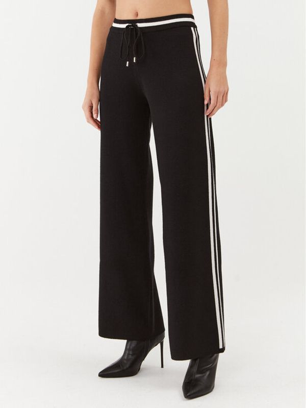 Liu Jo Sport Liu Jo Sport Плетени панталони TF3219 MA63M Черен Relaxed Fit