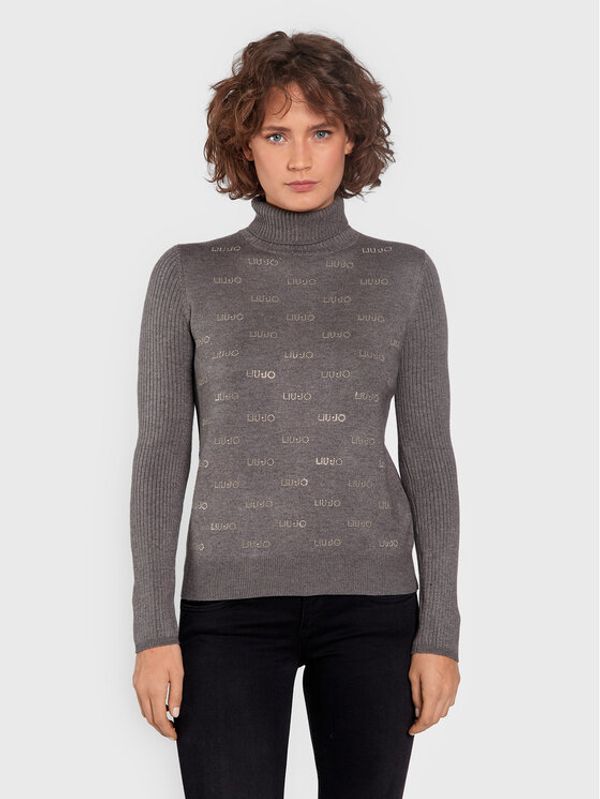 Liu Jo Sport Liu Jo Sport Поло TF2107 MA63M Сив Regular Fit