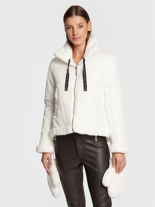 Liu Jo Sport Liu Jo Sport Преходно яке TF2172 E0696 Бял Relaxed Fit