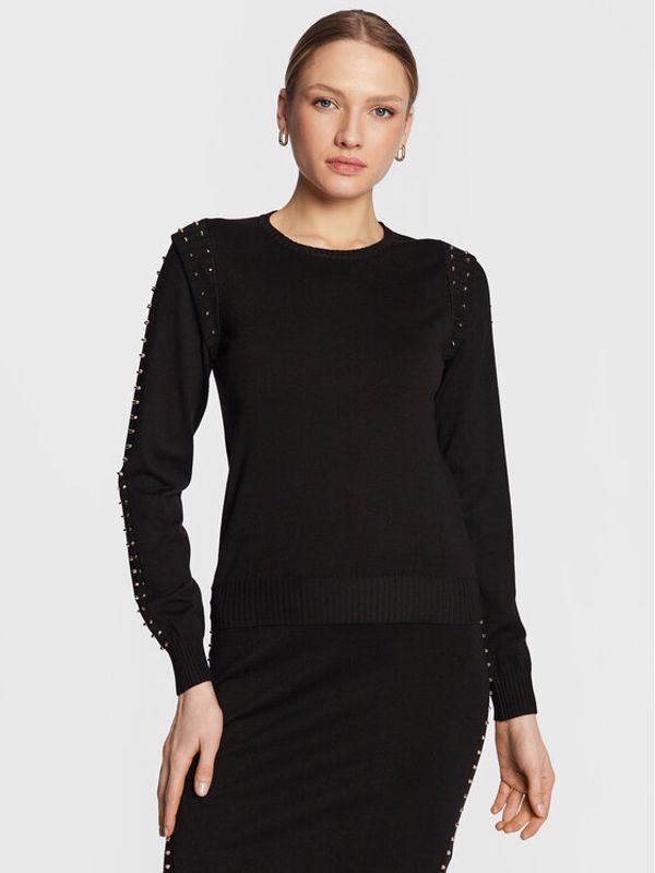 Liu Jo Sport Liu Jo Sport Пуловер TA3055 MS49I Черен Regular Fit