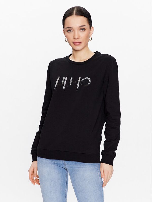 Liu Jo Sport Liu Jo Sport Суитшърт TA3144 F0090 Черен Regular Fit