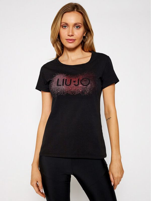 Liu Jo Sport Liu Jo Sport Тишърт TA1150 J5003 Черен Regular Fit