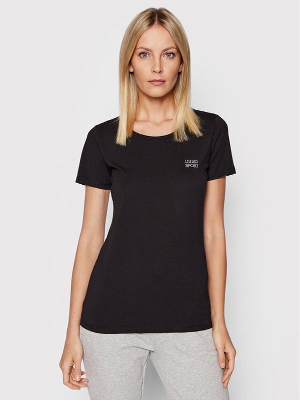 Liu Jo Sport Liu Jo Sport Тишърт TA2083 J5003 Черен Regular Fit