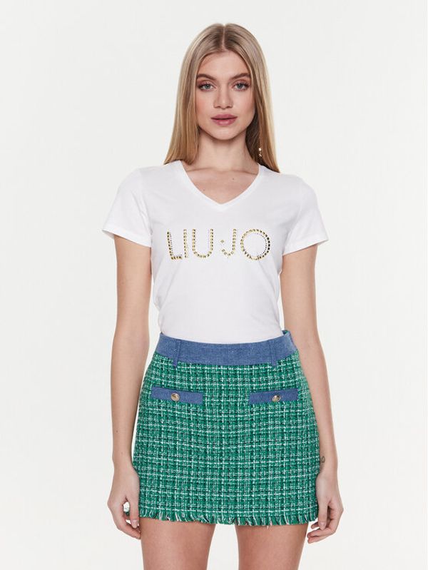 Liu Jo Sport Liu Jo Sport Тишърт TA3089 J5003 Бял Regular Fit