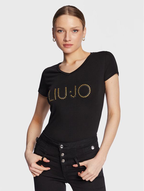 Liu Jo Sport Liu Jo Sport Тишърт TA3089 J5003 Черен Regular Fit