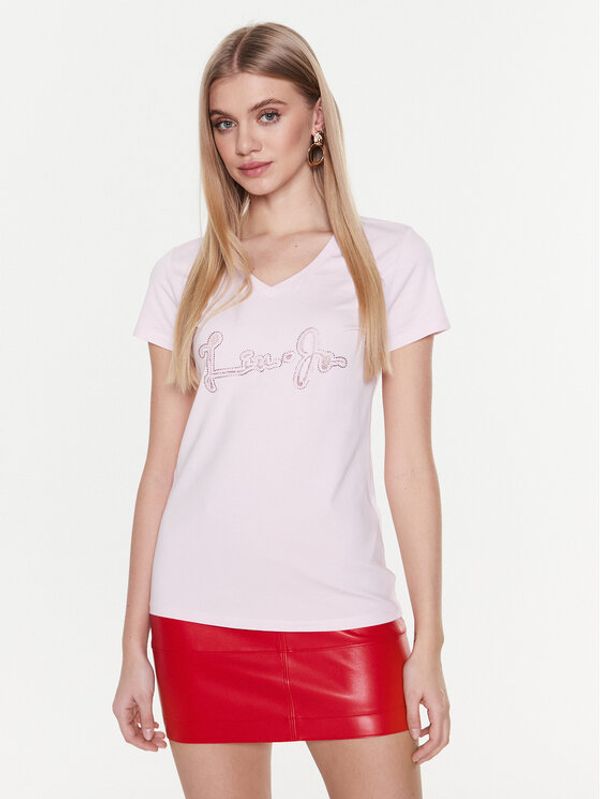 Liu Jo Sport Liu Jo Sport Тишърт TA3089 J5003 Розов Regular Fit