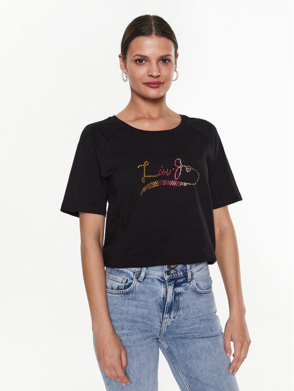 Liu Jo Sport Liu Jo Sport Тишърт TA3091 J5923 Черен Regular Fit