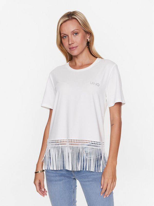 Liu Jo Sport Liu Jo Sport Тишърт TA3150 J5003 Екрю Regular Fit