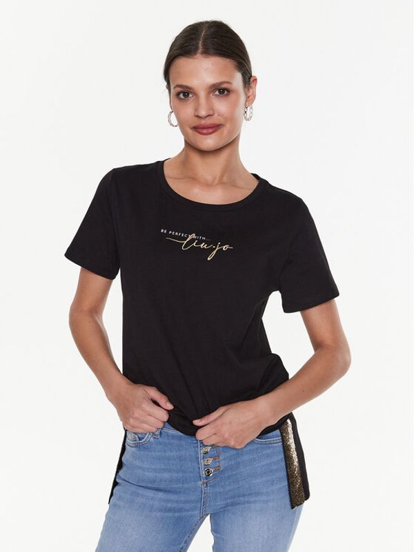 Liu Jo Sport Liu Jo Sport Тишърт TA3185 JS923 Черен Regular Fit