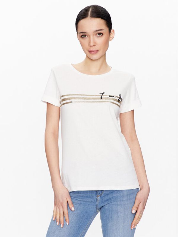 Liu Jo Sport Liu Jo Sport Тишърт TA3275 J5923 Бял Regular Fit