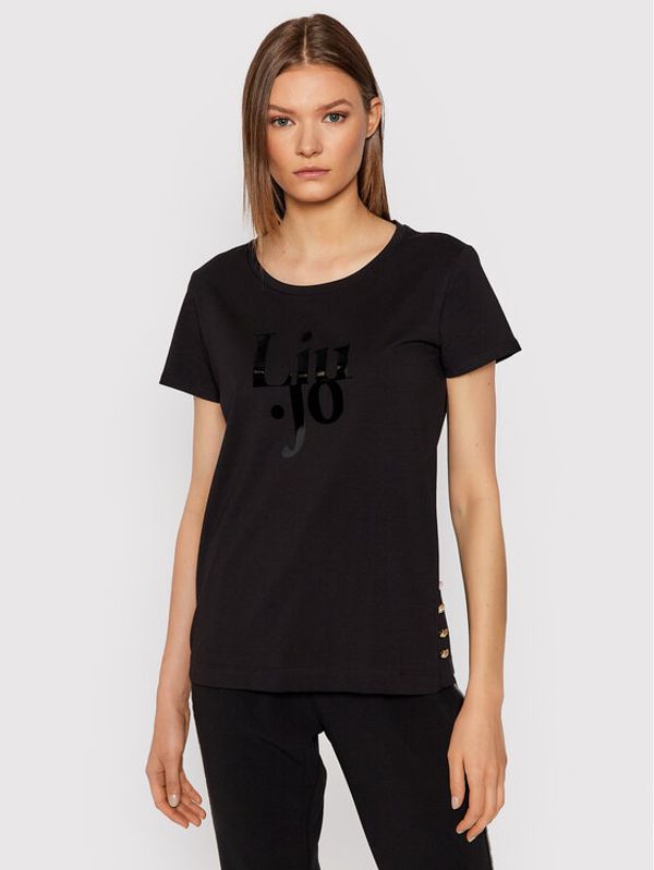 Liu Jo Sport Liu Jo Sport Тишърт TF1249 J5972 Черен Regular Fit