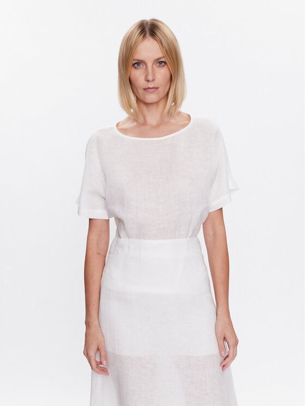 Liviana Conti Liviana Conti Блуза L3SM06 Бял Regular Fit