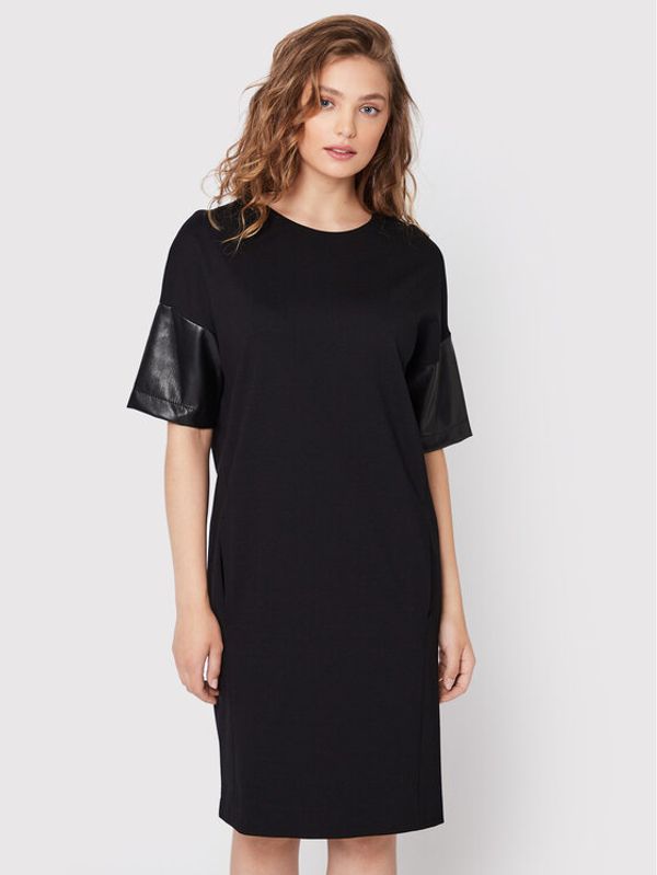 Liviana Conti Liviana Conti Ежедневна рокля F2WI70 Черен Regular Fit