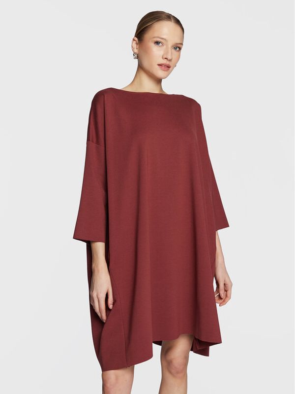 Liviana Conti Liviana Conti Ежедневна рокля F3SI16 Бордо Relaxed Fit