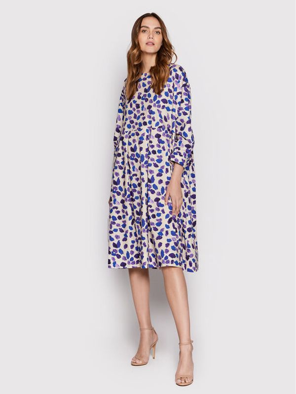 Liviana Conti Liviana Conti Ежедневна рокля L2SU25 Бежов Oversize