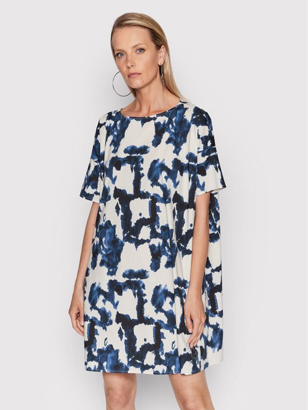 Liviana Conti Liviana Conti Ежедневна рокля L2SU38 Син Relaxed Fit