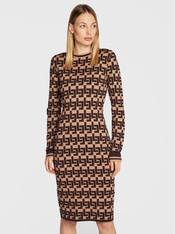 Liviana Conti Liviana Conti Ежедневна рокля L2WF30 Бежов Regular Fit