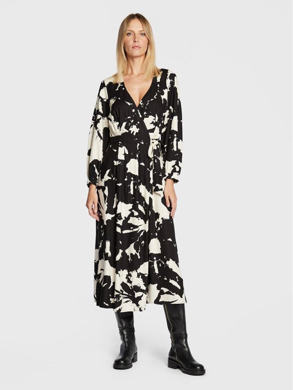 Liviana Conti Liviana Conti Ежедневна рокля L2WU22 Черен Regular Fit