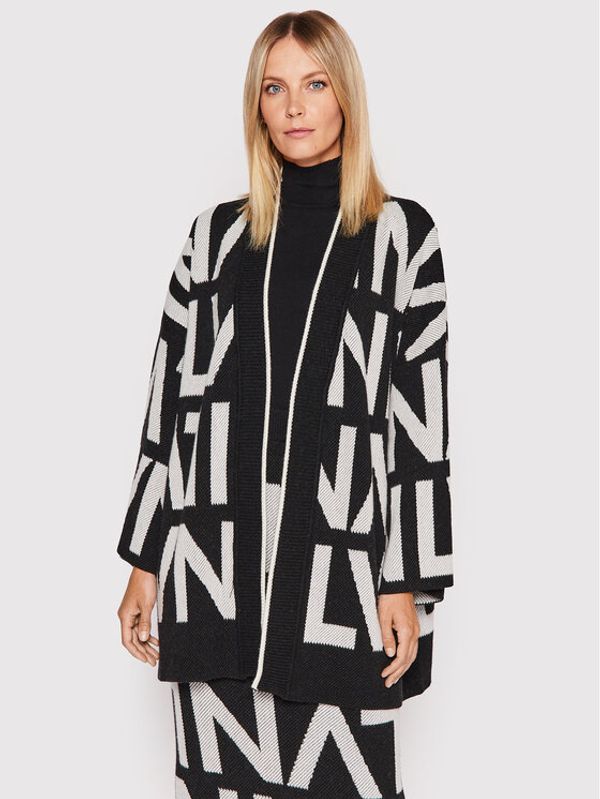 Liviana Conti Liviana Conti Кардиган F2WC40 Черен Relaxed Fit