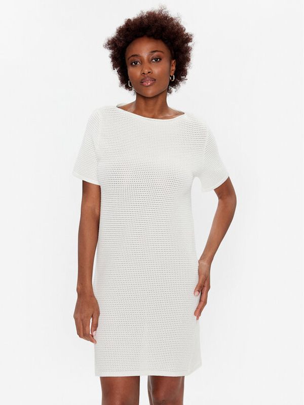 Liviana Conti Liviana Conti Плетена рокля F3SD16 Екрю Regular Fit