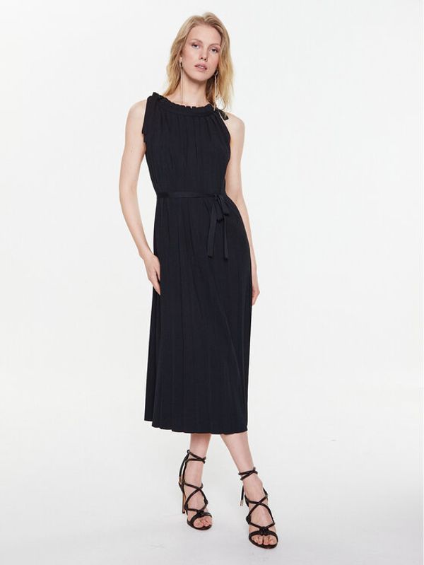 Liviana Conti Liviana Conti Плетена рокля L3S057 Тъмносин Regular Fit