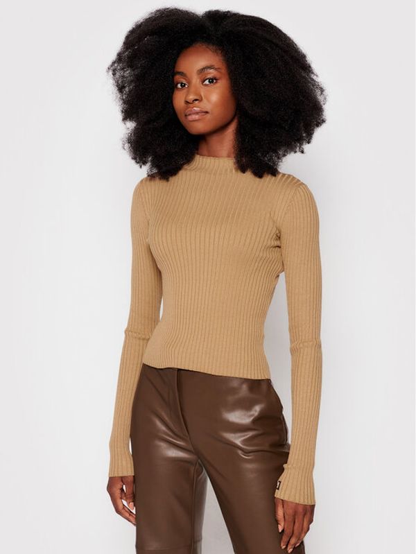 Liviana Conti Liviana Conti Пуловер F1WF11 Кафяв Slim Fit