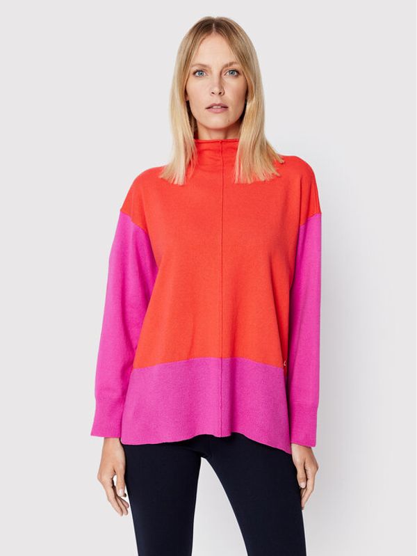 Liviana Conti Liviana Conti Пуловер F2WC20 Червен Relaxed Fit