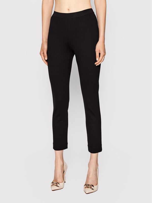 Liviana Conti Liviana Conti Текстилни панталони CNTI85 Черен Regular Fit