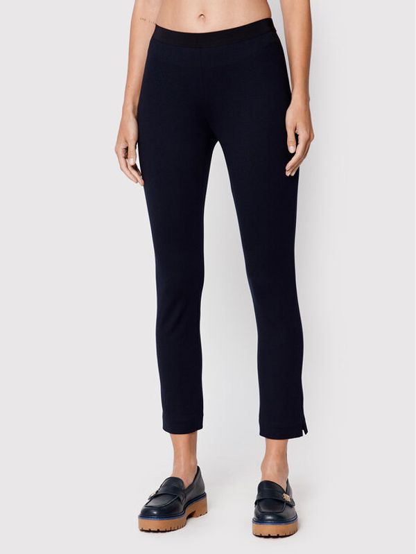 Liviana Conti Liviana Conti Текстилни панталони CNTI85 Тъмносин Slim Fit