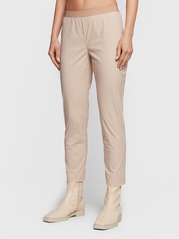 Liviana Conti Liviana Conti Текстилни панталони F3SK81 Бежов Regular Fit