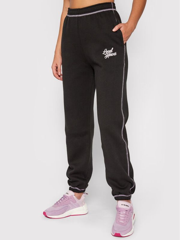 Local Heroes Local Heroes Долнище анцуг Booyah AW21P0022 Черен Regular Fit