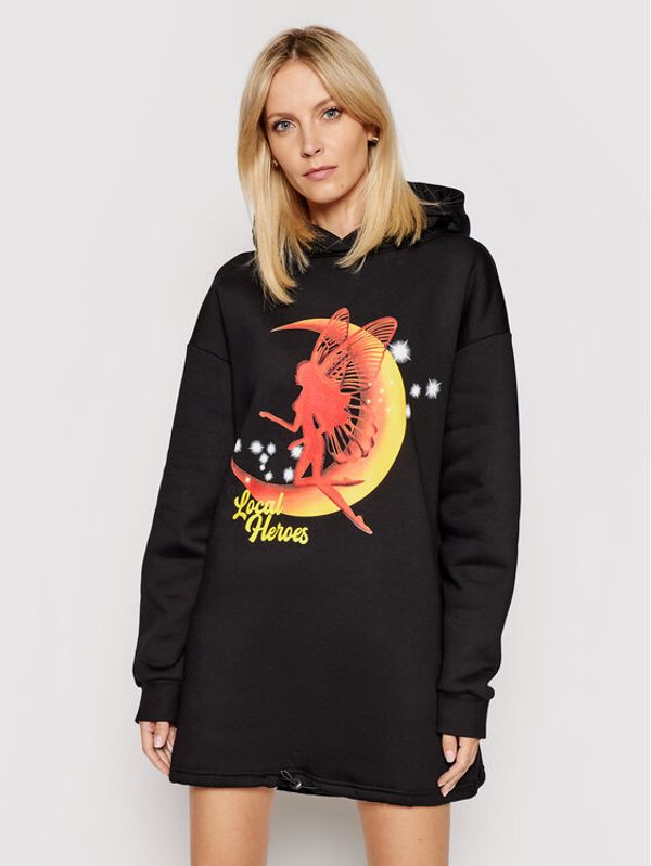 Local Heroes Local Heroes Плетена рокля Magic Hell AW21D0004 Черен Oversize