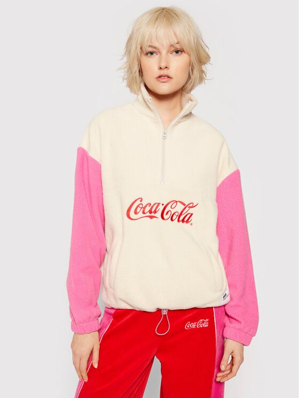 Local Heroes Local Heroes Суитшърт COCA-COLA LHCCS001 Бежов Oversize