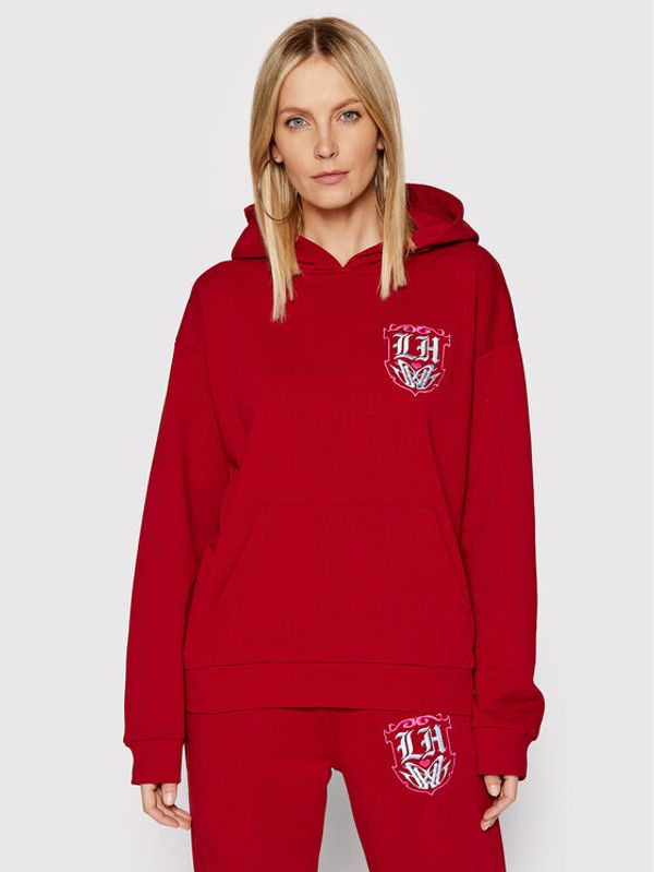 Local Heroes Local Heroes Суитшърт Royal Squad SS22S0030 Бордо Oversize