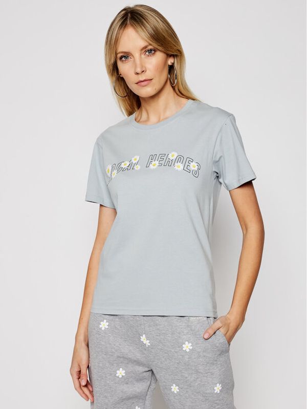 Local Heroes Local Heroes Тишърт Daisy SS21T0035 Сив Regular Fit
