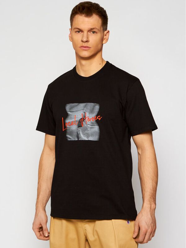 Local Heroes Local Heroes Тишърт Dark Side SS21T0064 Черен Regular Fit