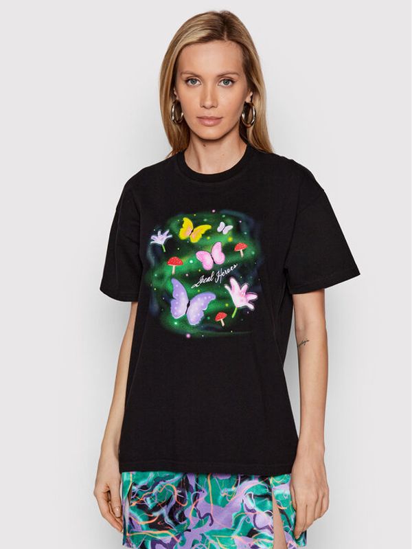 Local Heroes Local Heroes Тишърт Fairy SS22T0001 Черен Oversize