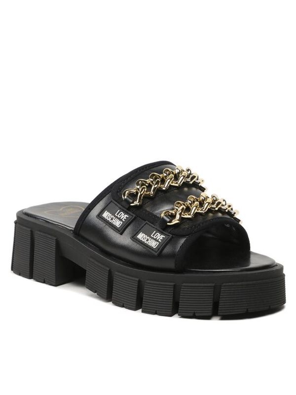 LOVE MOSCHINO LOVE MOSCHINO Чехли JA28586G0GIE0000 Черен