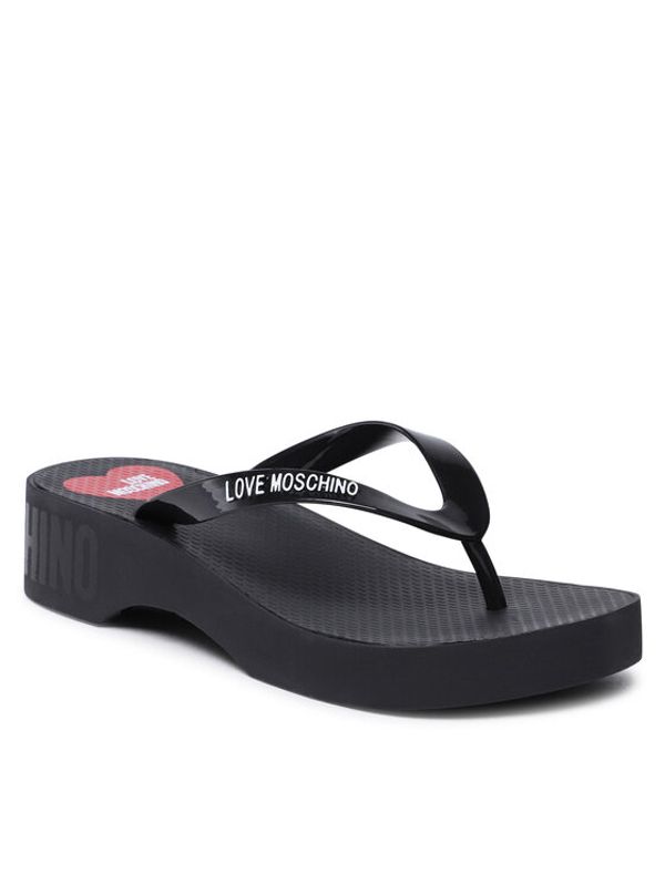 LOVE MOSCHINO LOVE MOSCHINO Джапанки JA28064G0GI30000 Черен