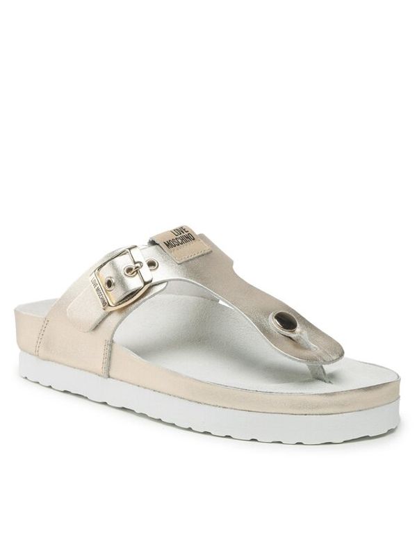 LOVE MOSCHINO LOVE MOSCHINO Джапанки JA28164G1GIC0900 Златист