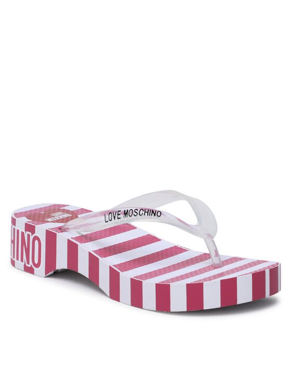 LOVE MOSCHINO LOVE MOSCHINO Джапанки JA28244G0GI3460A Прозрачен