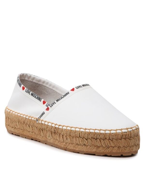 LOVE MOSCHINO LOVE MOSCHINO Еспадрили JA10323G1GIA0100 Бял