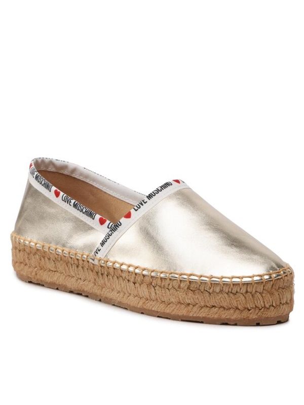 LOVE MOSCHINO LOVE MOSCHINO Еспадрили JA10323G1GIC0900 Златист