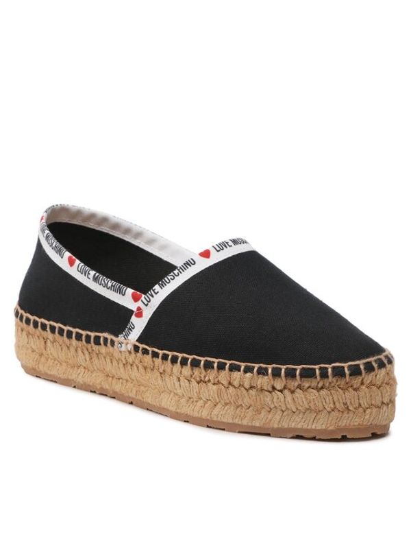 LOVE MOSCHINO LOVE MOSCHINO Еспадрили JA10323G1GJH0000 Черен