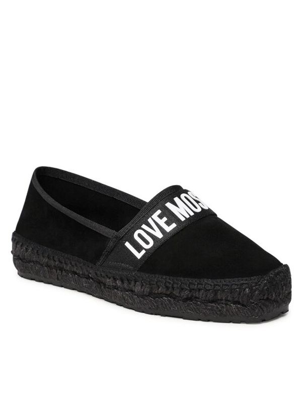 LOVE MOSCHINO LOVE MOSCHINO Еспадрили JA10482G0GIG0000 Черен
