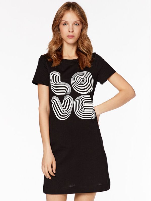LOVE MOSCHINO LOVE MOSCHINO Ежедневна рокля W592923M 3876 Черен Regular Fit